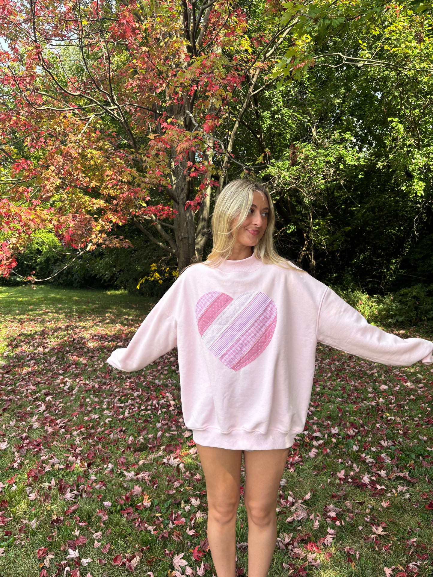 Sunkissed Coconut Heart Sweatshirt