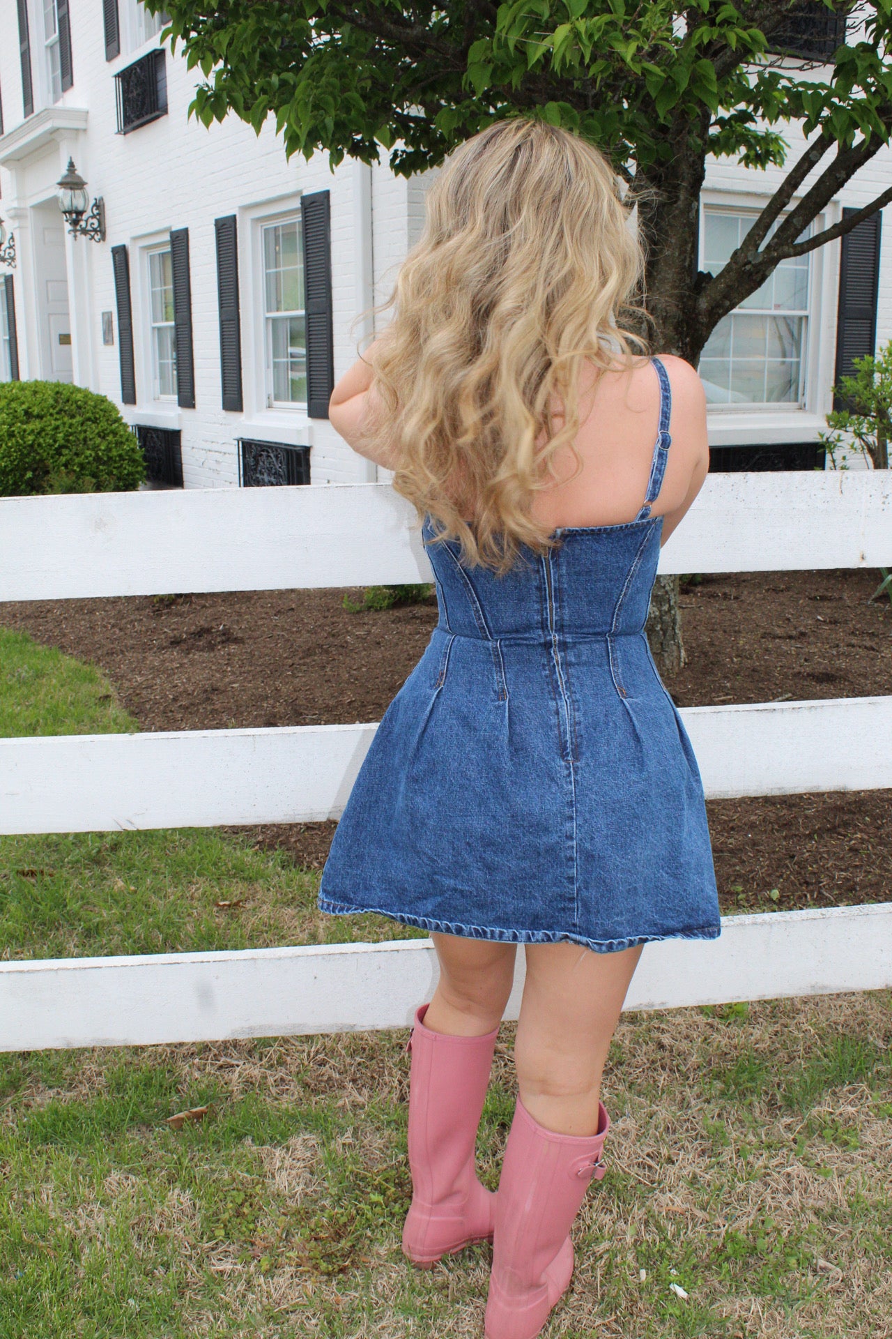 Daphne Denim Mini Dress