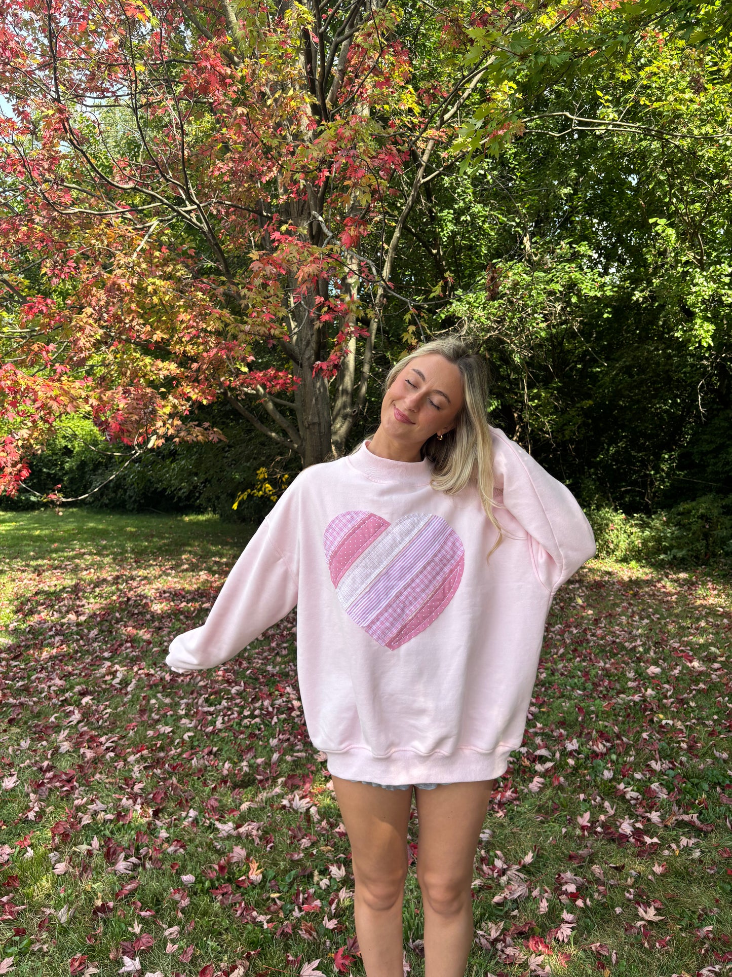 Sunkissed Coconut Heart Sweatshirt