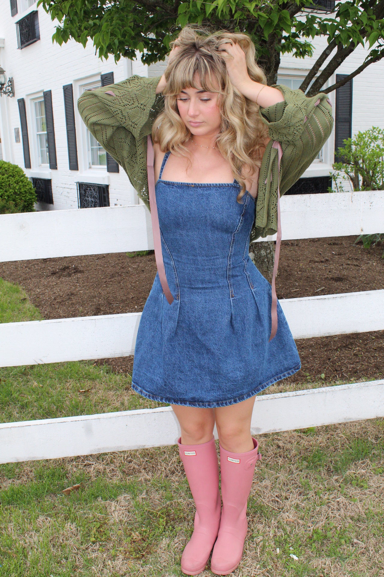 Daphne Denim Mini Dress