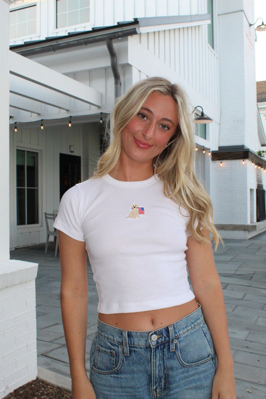 Brady Golden Baby Tee