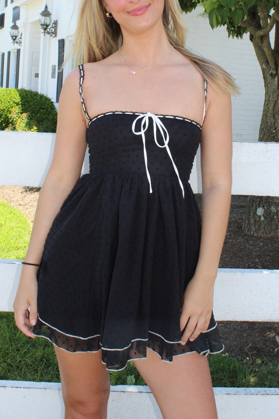 Madeline Mini Dress Black