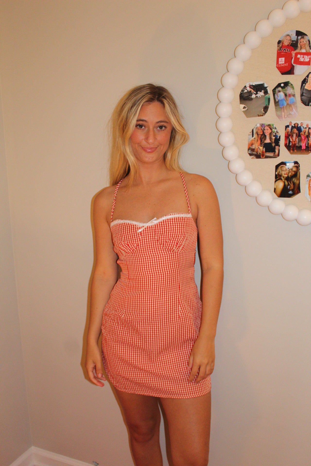 Emmeline Mini Gingham Dress