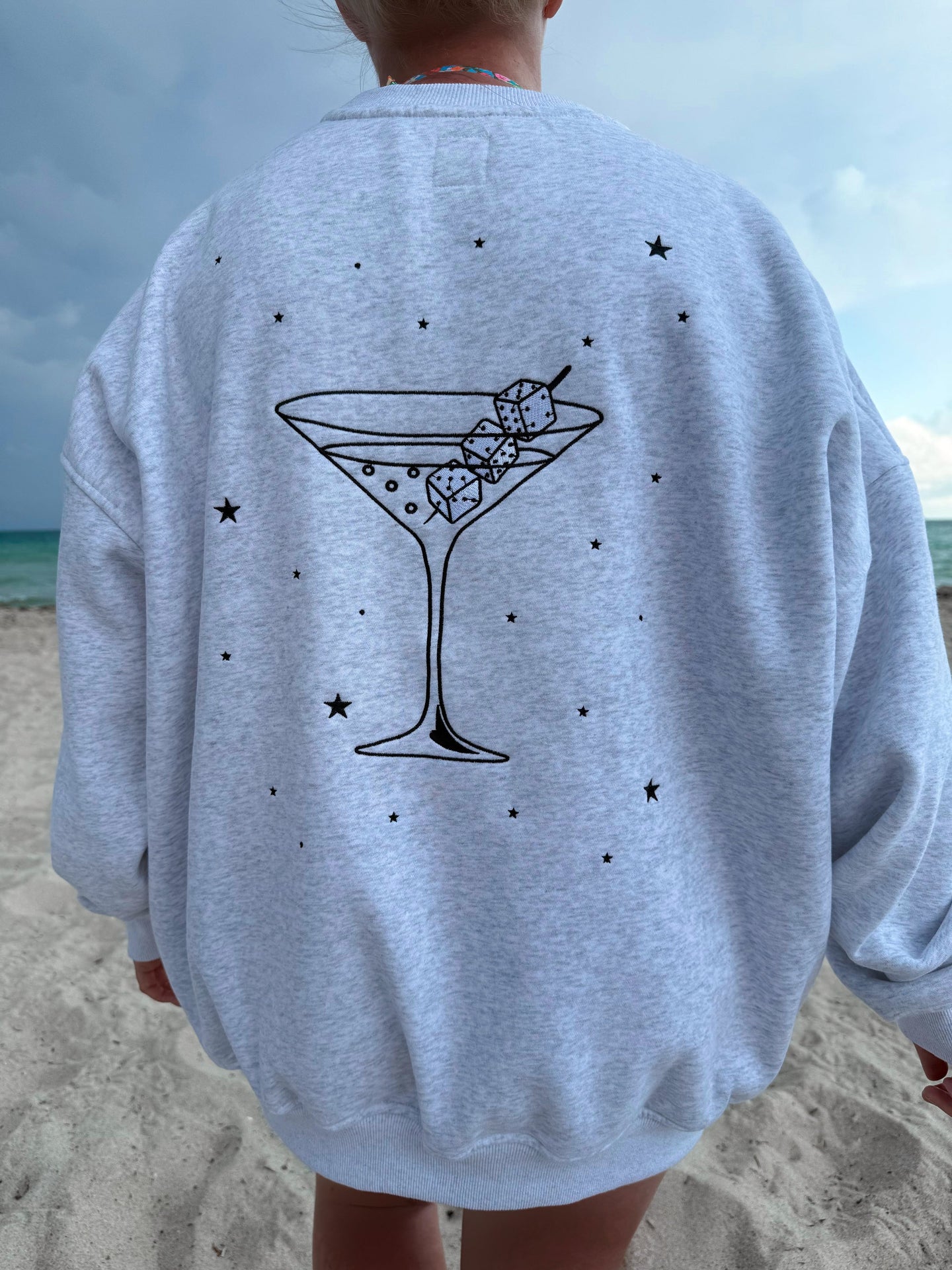 Sunkissed Coconut Martini Dice Sweatshirt
